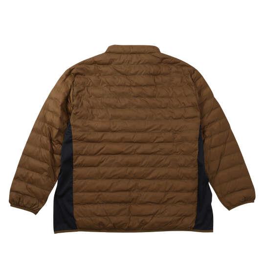 大きいサイズ メンズ OUTDOOR PRODUCTS 中綿 キルト × エステル ダンボール ジャケット ブラウン 1253-6334-3 3L 4L 5L 6L 7L 8L
