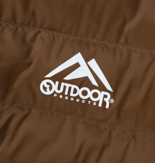 大きいサイズ メンズ OUTDOOR PRODUCTS 中綿 キルト × エステル ダンボール ジャケット ブラウン 1253-6334-3 3L 4L 5L 6L 7L 8L