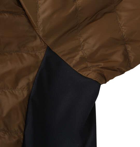 大きいサイズ メンズ OUTDOOR PRODUCTS 中綿 キルト × エステル ダンボール ジャケット ブラウン 1253-6334-3 3L 4L 5L 6L 7L 8L