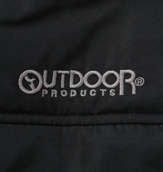 大きいサイズ メンズ OUTDOOR PRODUCTS タフタ裏アルミ 中綿 キルト ジャケット ブラック 1253-6335-2 3L 4L 5L 6L 7L 8L