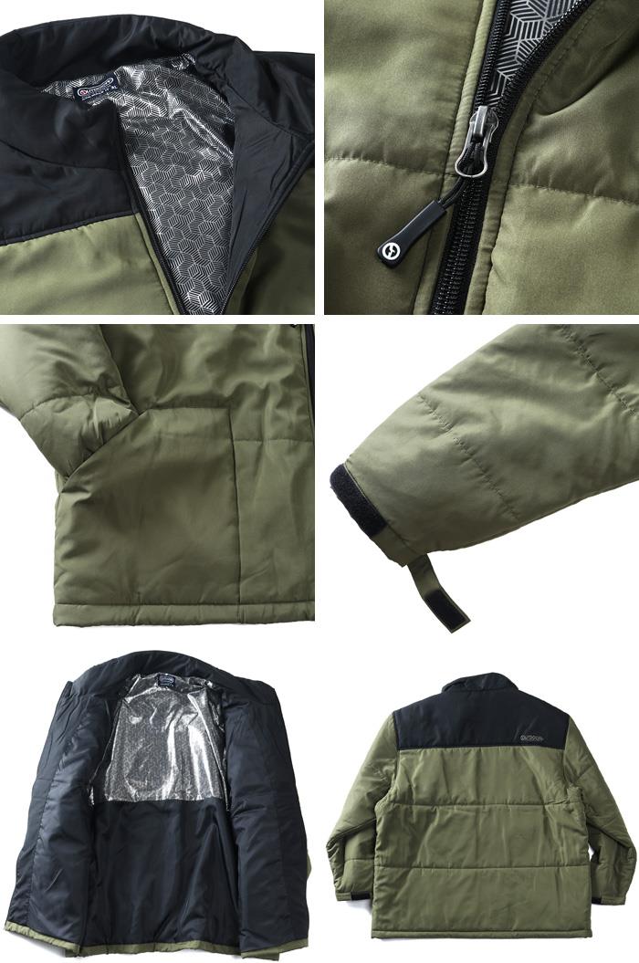 大きいサイズ メンズ OUTDOOR PRODUCTS アウトドアプロダクツ 切替 中綿 スタンド ブルゾン 秋冬新作 c1661e 【fre】