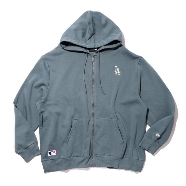 大きいサイズ メンズ NEW ERA ニューエラ MLB ドジャース フルジップ パーカー LOS ANGELES DODGERS USA直輸入 60758697