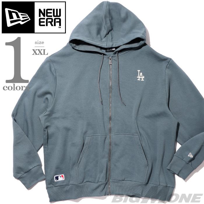 大きいサイズ メンズ NEW ERA ニューエラ MLB ドジャース フルジップ パーカー LOS ANGELES DODGERS USA直輸入 60758697