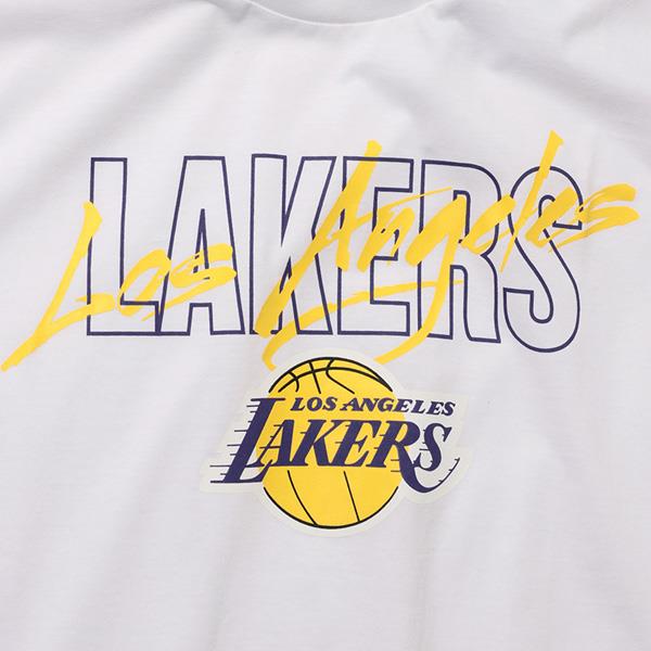 大きいサイズ メンズ NEW ERA ニューエラ NBA レイカーズ 半袖 Tシャツ LA LAKERS USA直輸入 60758768