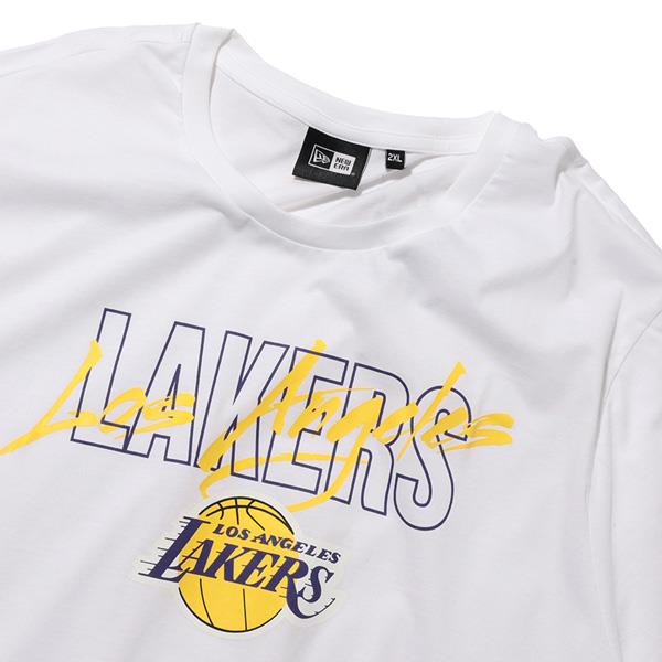 大きいサイズ メンズ NEW ERA ニューエラ NBA レイカーズ 半袖 Tシャツ LA LAKERS USA直輸入 60758768