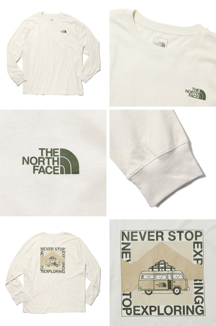 大きいサイズ メンズ THE NORTH FACE ノースフェイス プリント 長袖 Tシャツ USA直輸入 nf0a8gmm-qli