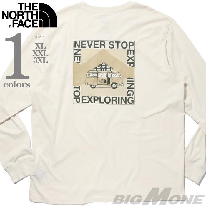 大きいサイズ メンズ THE NORTH FACE ノースフェイス プリント 長袖 Tシャツ USA直輸入 nf0a8gmm-qli