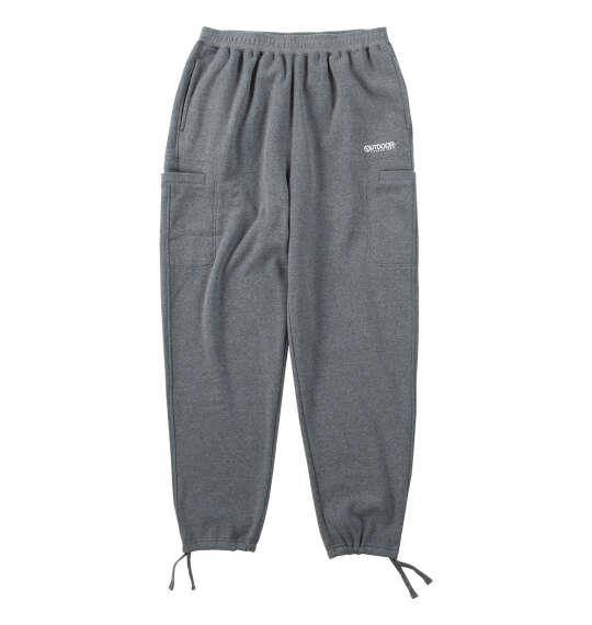 大きいサイズ メンズ OUTDOOR PRODUCTS 裏起毛 スウェット パンツ チャコール 1254-6320-3 3L 4L 5L 6L 7L 8L
