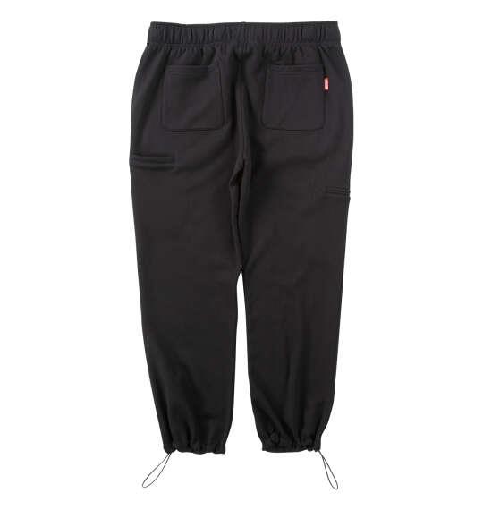 大きいサイズ メンズ Coleman 裏起毛 スウェット パンツ ブラック 1274-6353-2 3L 4L 5L 6L 8L